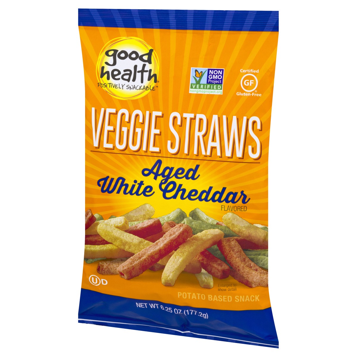 slide 3 of 11, Good Health Veggie Straws Aged White Cheddar - 6.75 Oz, 6.75 oz