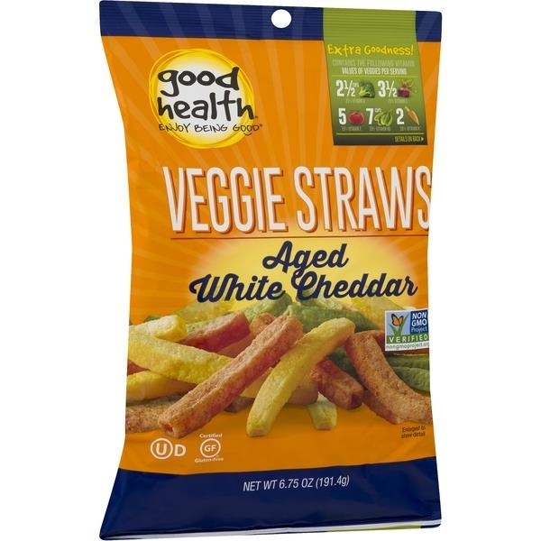 Good Health Veggie Straws Aged White Cheddar 6.75 oz | Shipt