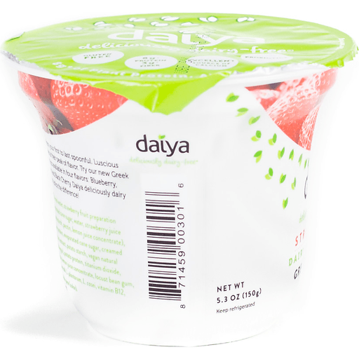 slide 4 of 4, Daiya Coconut Cream Strawberry Greek Yogurt, 5.3 oz