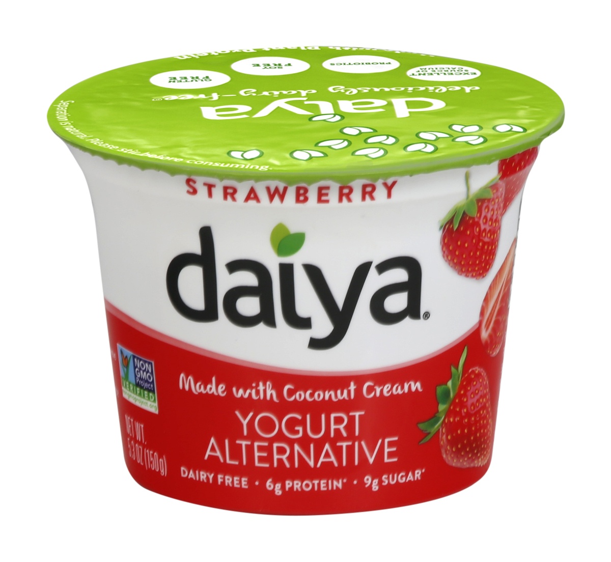 slide 1 of 1, Daiya Coconut Cream Strawberry Greek Yogurt, 5.3 oz