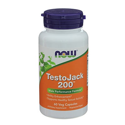 NOW TestoJack 200 Vegetable Capsules 60 ct | Shipt