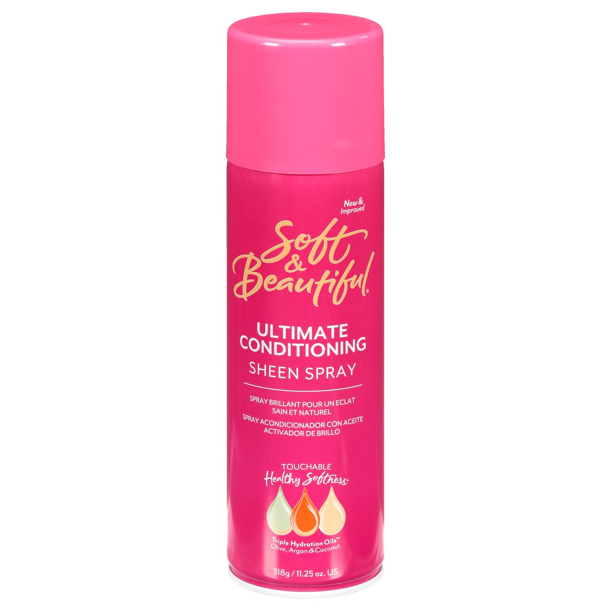 slide 6 of 12, Soft & Beautiful Oil Sheen Spray, 11.2 oz