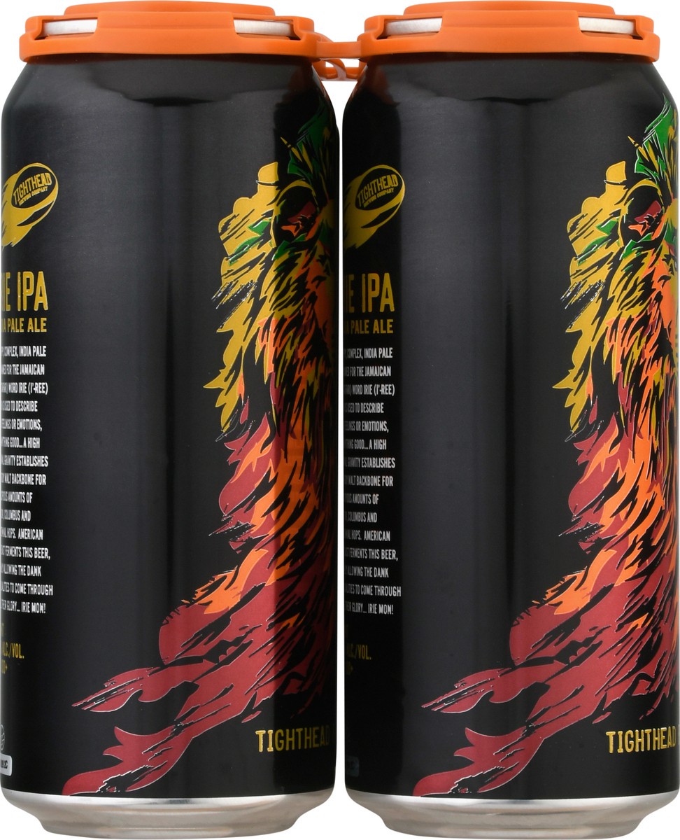 slide 5 of 9, Tighthead Brewing Company Irie IPA Beer 4-1 pt Cans, 4 ct
