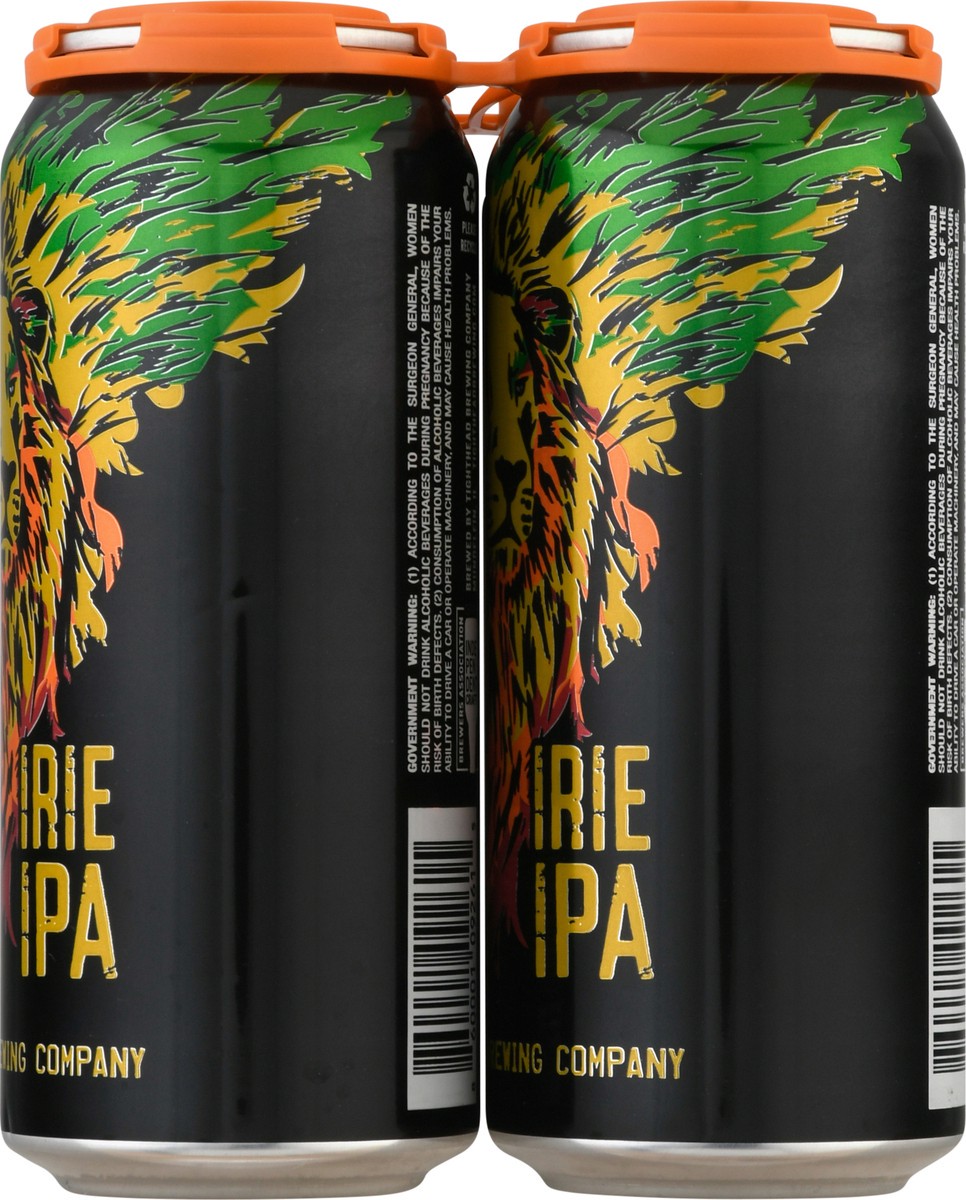 slide 3 of 9, Tighthead Brewing Company Irie IPA Beer 4-1 pt Cans, 4 ct