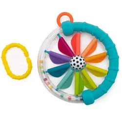 Sassy Cascading Colors Ring Rattle
