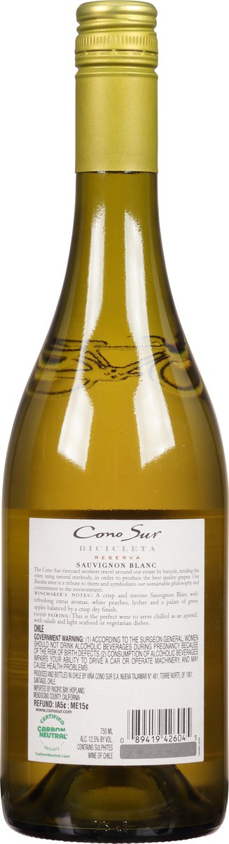 slide 6 of 12, Cono Sur Sauvignon Blanc, 750 ml