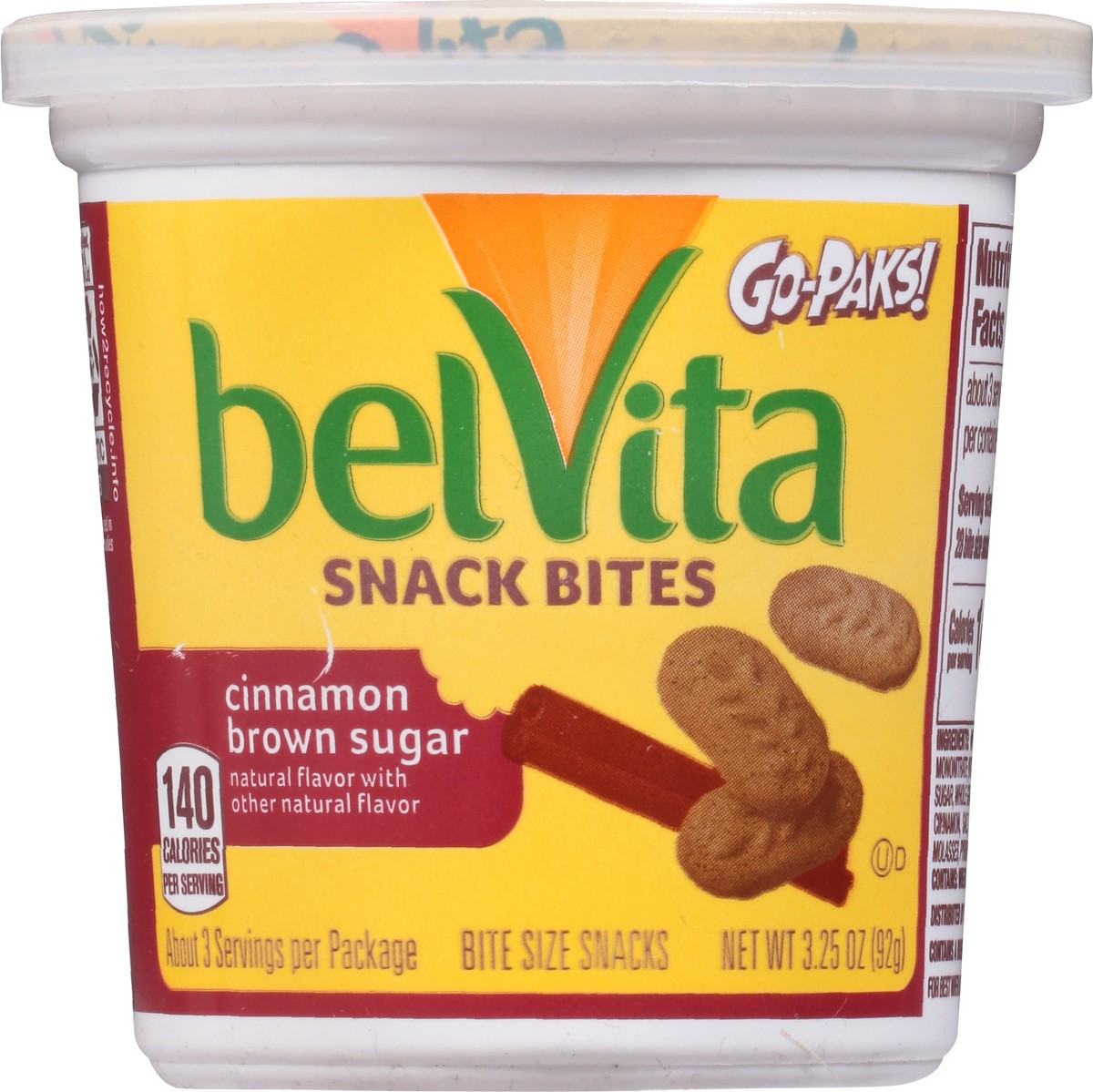 slide 4 of 13, belVita Cinnamon Brown Sugar Snack Bites 3.25 oz, 3.2 oz