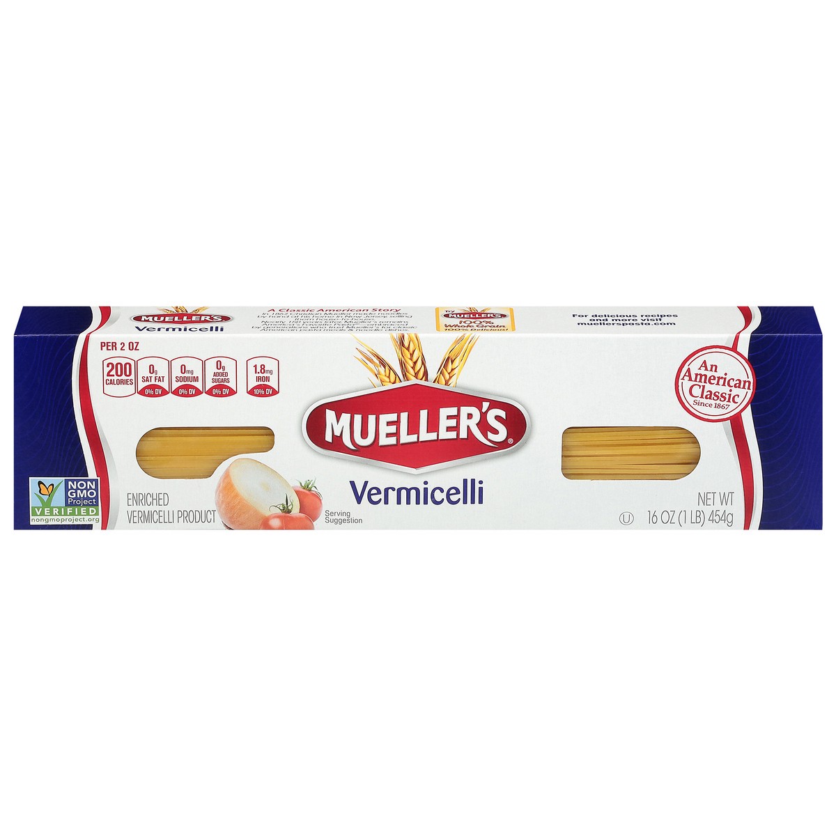 slide 1 of 1, Mueller's Vermicelli 16 oz, 16 oz