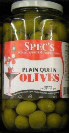slide 1 of 1, Specs Plain Queen Olives - 20 oz, 20 oz