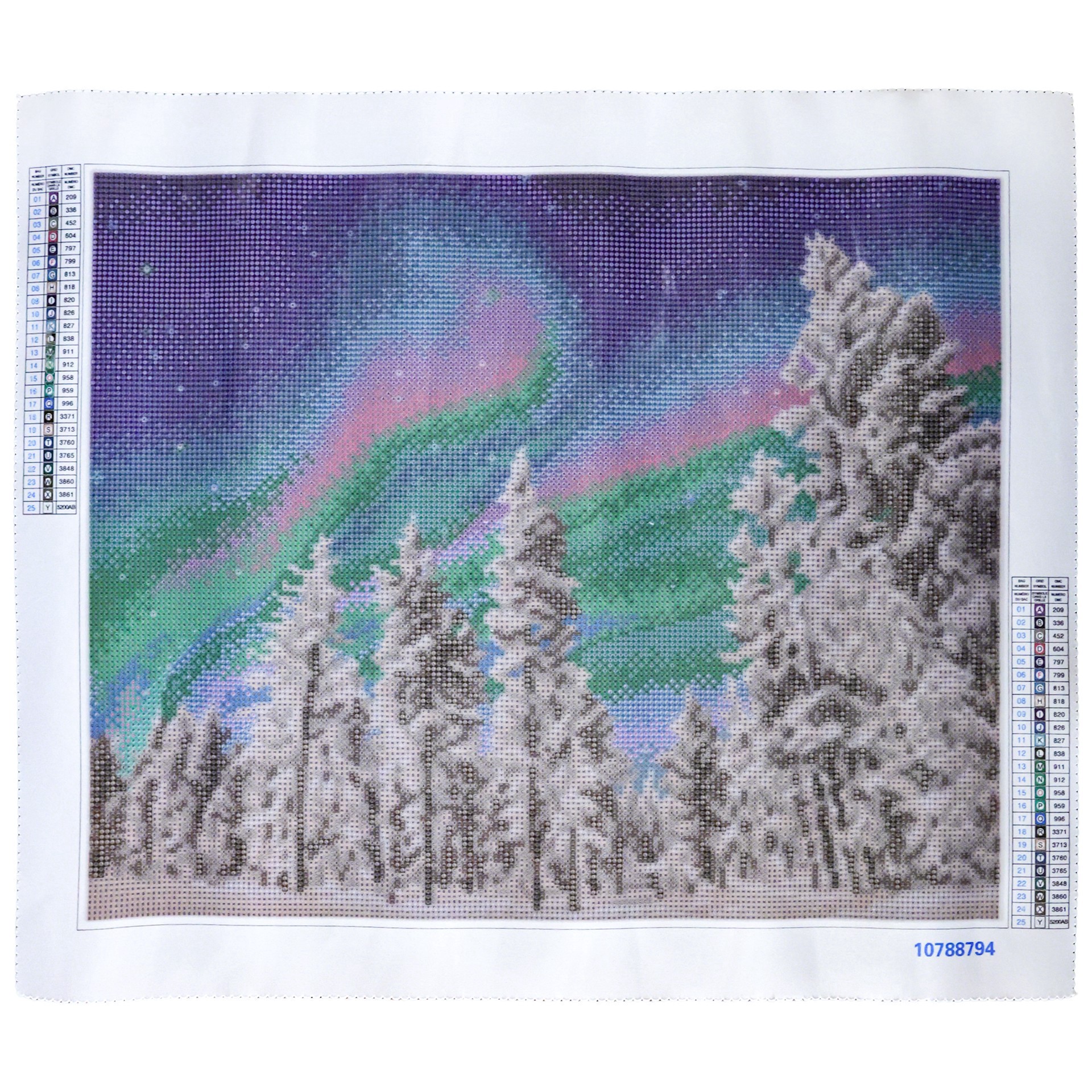 slide 3 of 4, 16" X 20" Winter Forest Diamond Art Kit By Make Market, 16 in x 20 in