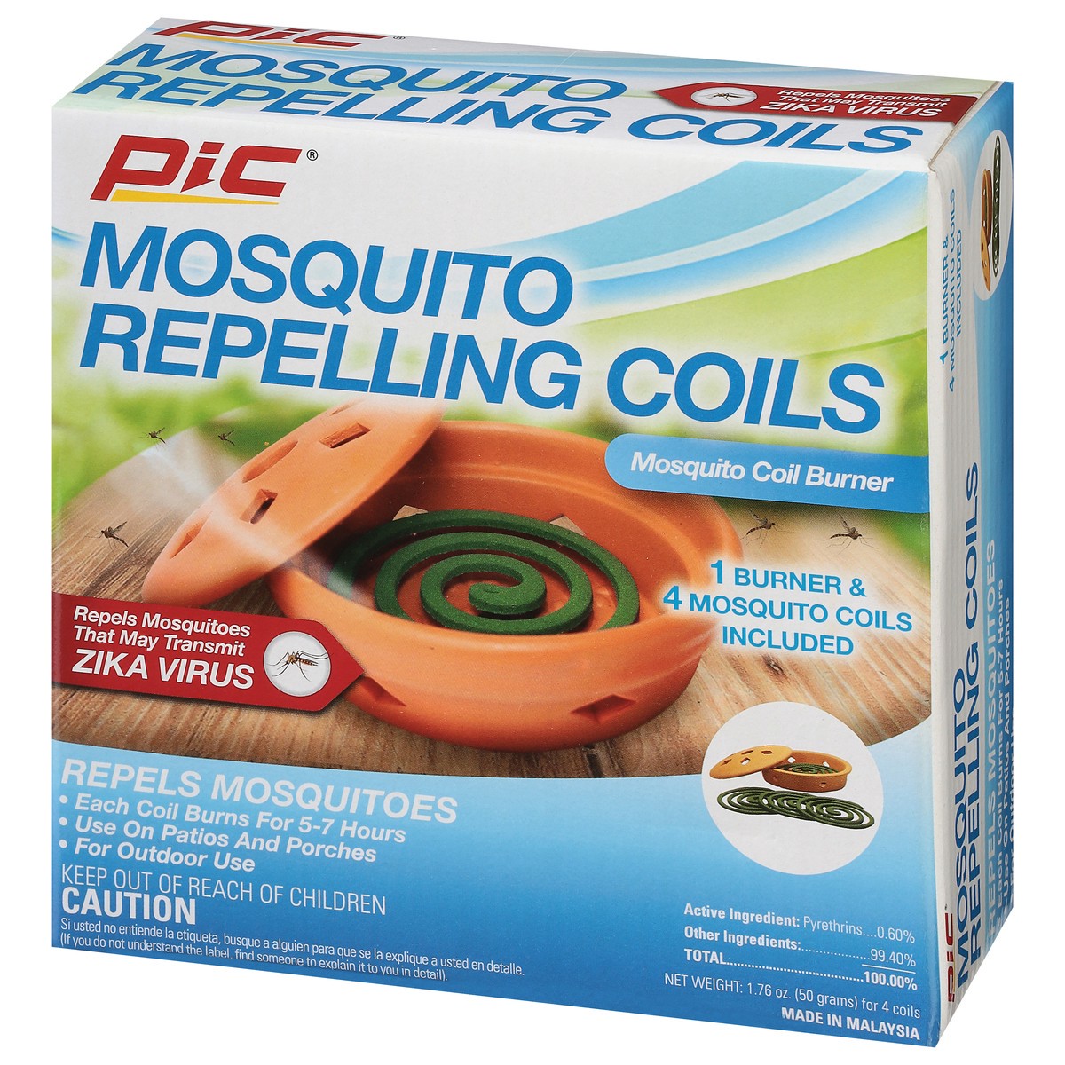 slide 2 of 9, Pic Mosquito Repelling Coils 4 ea, 4 ct