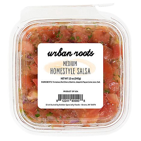 slide 1 of 1, Urban Roots Medium Salsa - 12 Oz, 12 oz