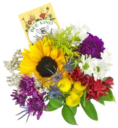 Bloom Haus Bee Kind Fresh Cut Flower Bouquet, 9 stems