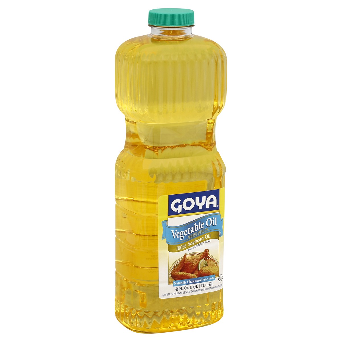 slide 2 of 4, Goya Vegetable Oil 48 oz, 48 oz