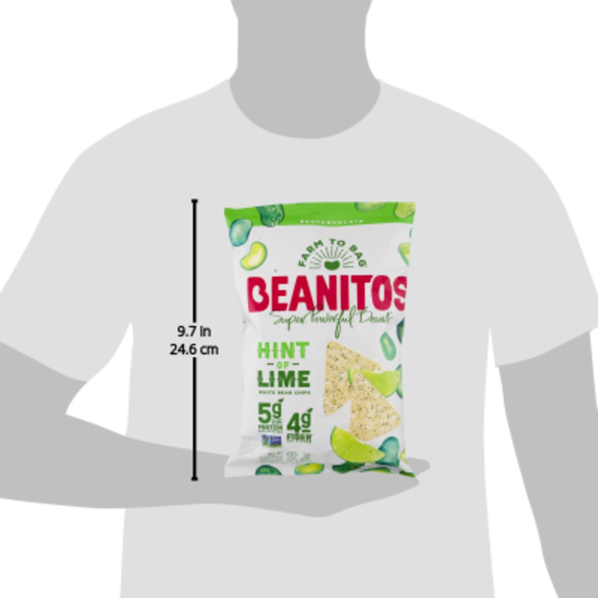 slide 11 of 11, Beanitos White Bean Hint of Lime Tortilla Chips 5 oz, 5 oz