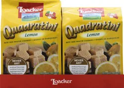 Loacker Bite Size Lemon Wafer Cookies 1 ea