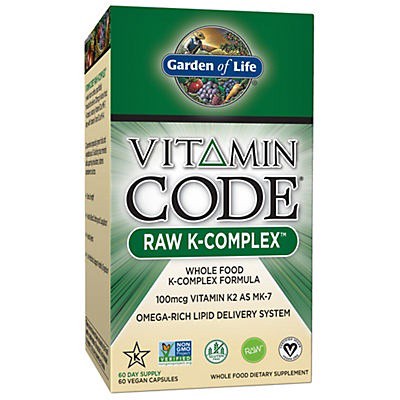 slide 1 of 1, Vitamin Code Raw K-complex, 60 ct