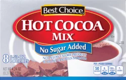 Best Choice Sugar-Free Hot Chocolate Mix - 8 ct