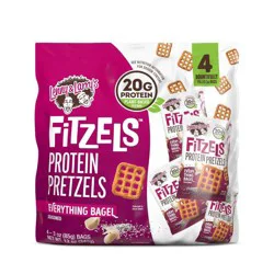 Lenny & Larry's FITZELS Protein Pretzels Everything Bagel - 3 oz / 4 ct