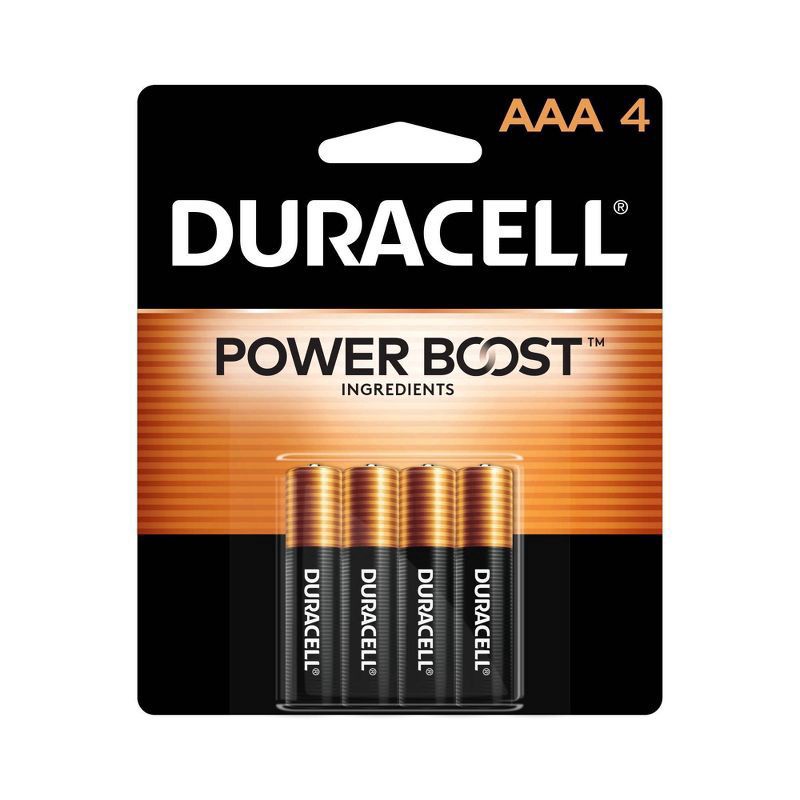 slide 1 of 6, Duracell Coppertop AAA Batteries - 4pk Alkaline Battery, 4 ct
