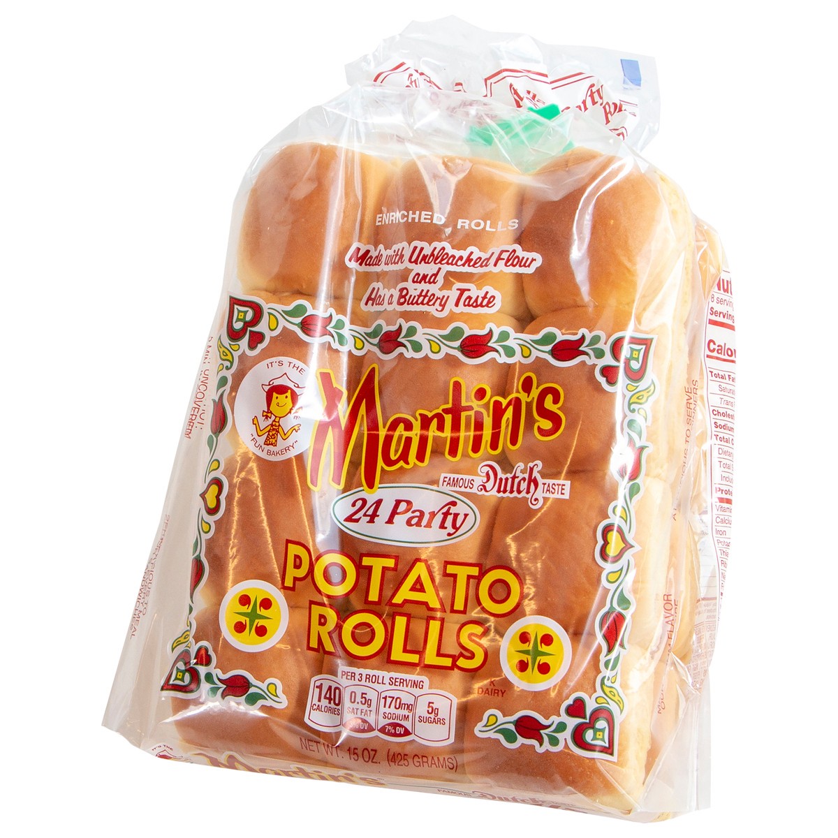 slide 3 of 9, Martin's Party Potato Rolls, 24 ct