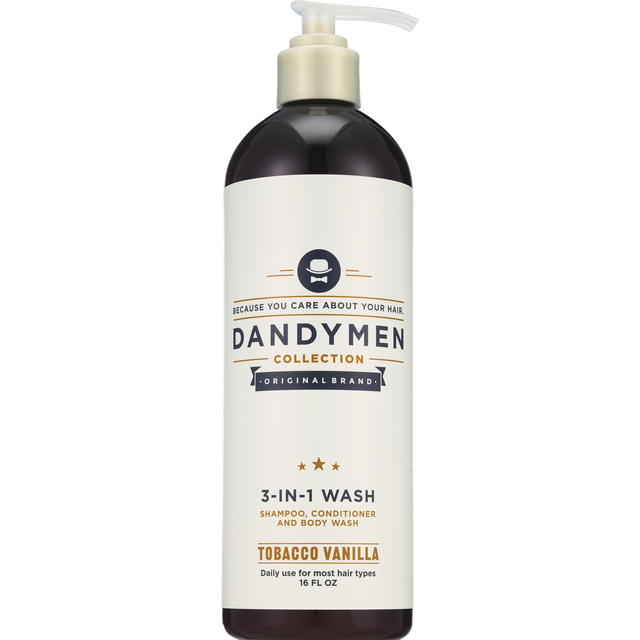 slide 1 of 1, Dandymen 3-In-1 Shampoo Conditioner And Body Wash, 16 Oz, 16 oz