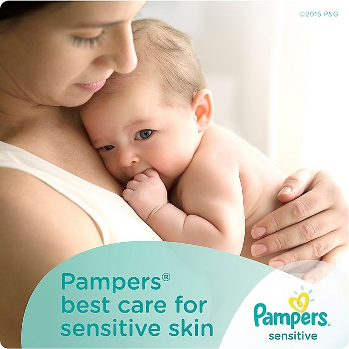 slide 2 of 5, Pampers Swaddlers Diapers, Newborn Sensitive, 27 ct
