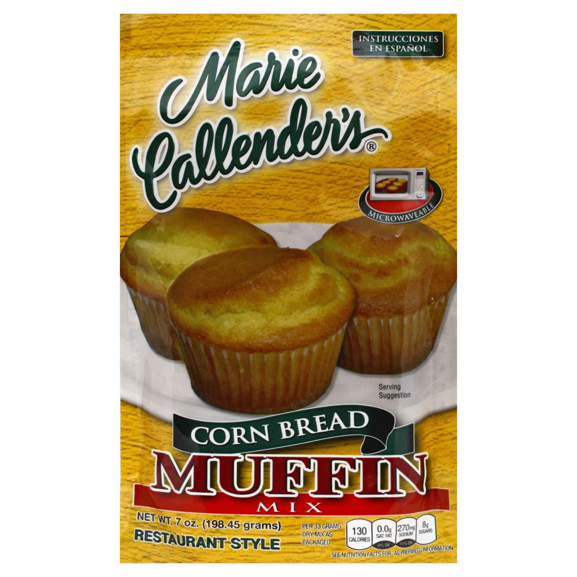 slide 1 of 6, Marie Callender's Corn Bread Muffin Mix, 7 oz