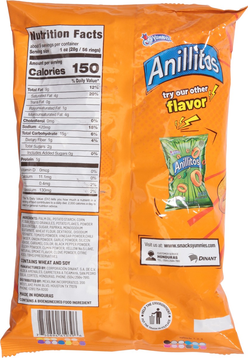 slide 6 of 9, Yummies Anillitos Barbecue Ring Chips - 5.3 oz, 5.3 oz