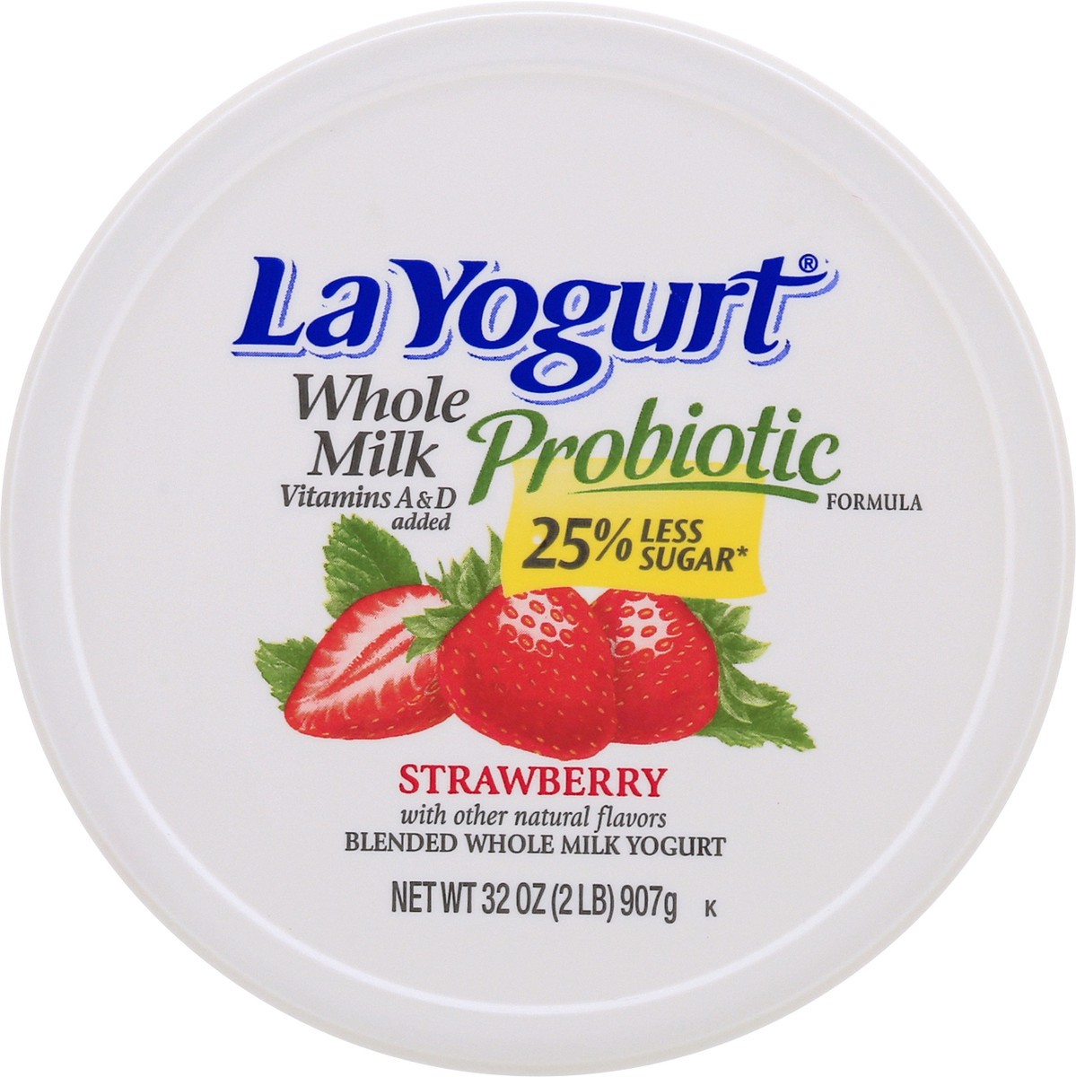 slide 9 of 9, La Yogurt Blended Whole Milk Strawberry Yogurt 32 oz, 32 oz