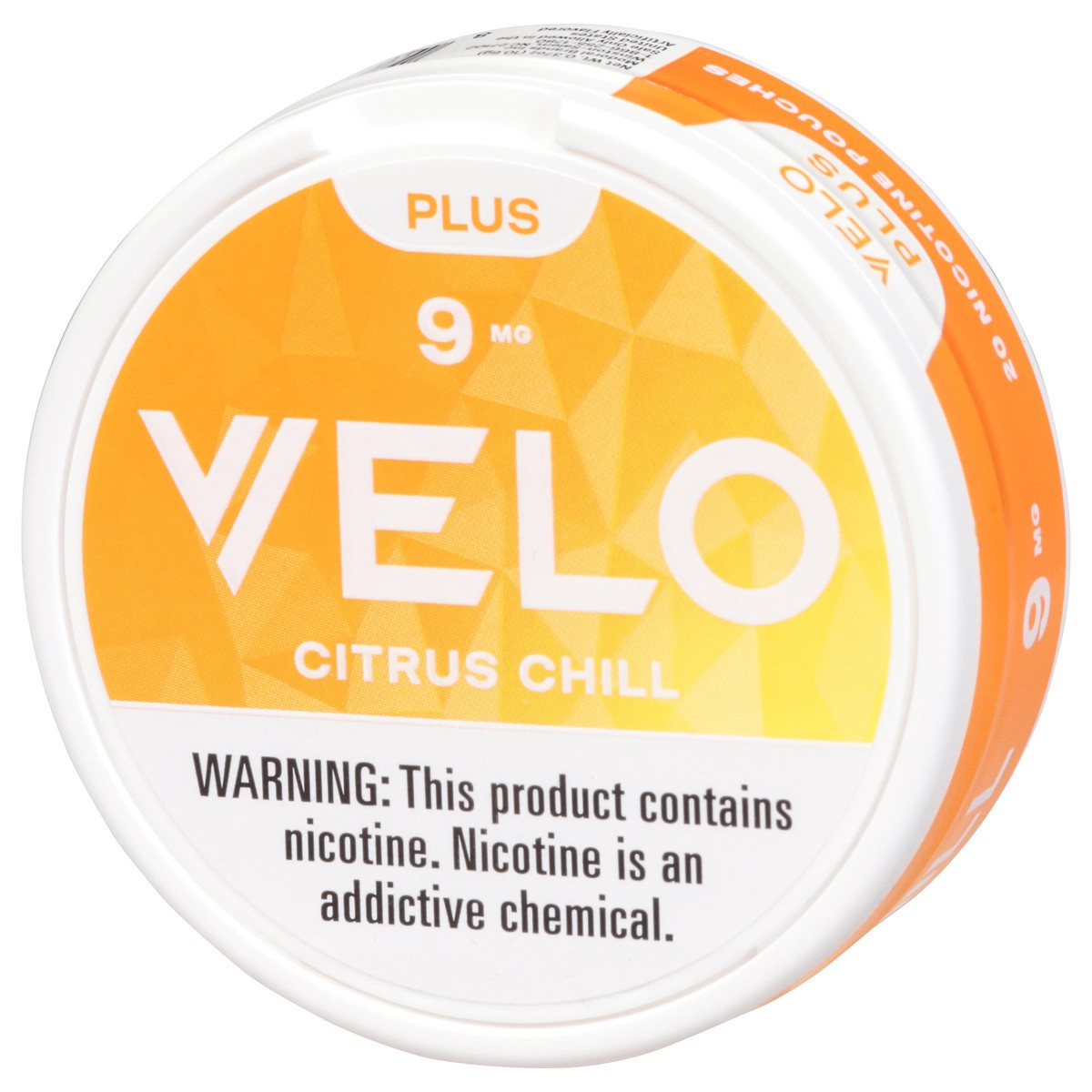 slide 3 of 4, Velo Plus 9 mg Citrus Chill Nicotine Pouches 20 ea, 20 ct