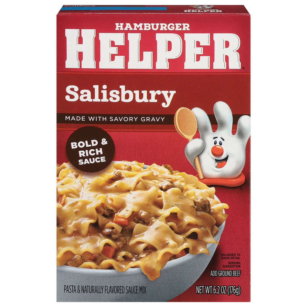 slide 9 of 13, Hamburger Helper Salisbury Pasta 6.2 oz, 6.2 oz