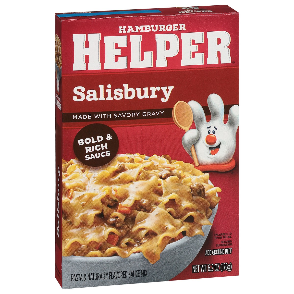 slide 10 of 13, Hamburger Helper Salisbury Pasta 6.2 oz, 6.2 oz