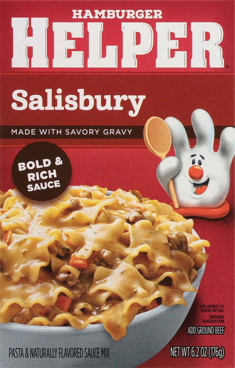 slide 11 of 13, Hamburger Helper Salisbury Pasta 6.2 oz, 6.2 oz