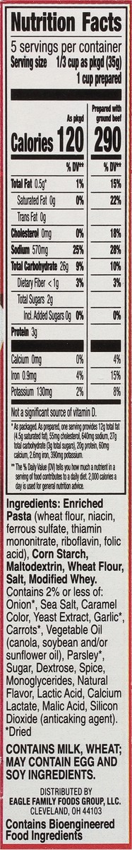slide 2 of 13, Hamburger Helper Salisbury Pasta 6.2 oz, 6.2 oz