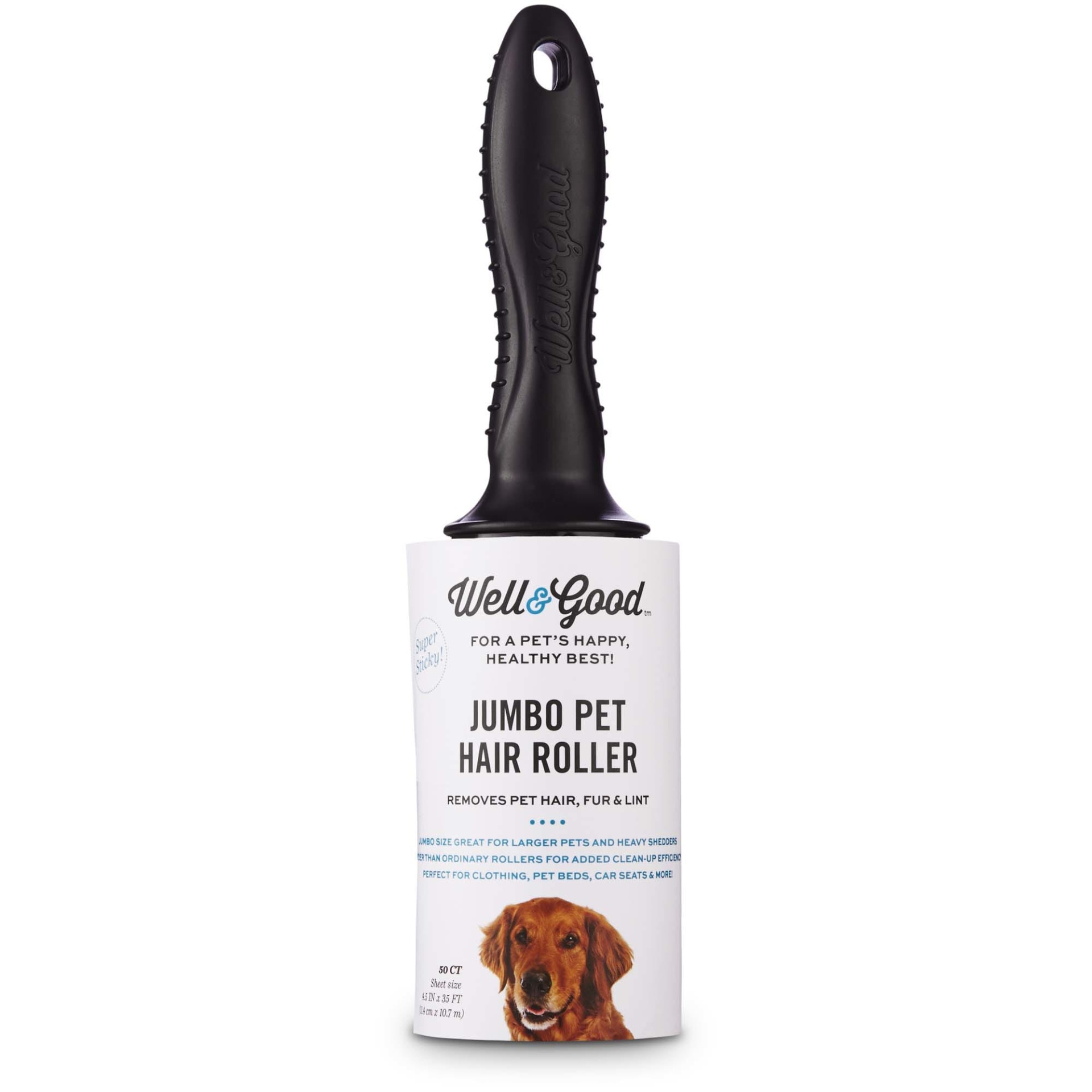 slide 1 of 1, Well & Good Jumbo Pet Hair Roller, jumbo