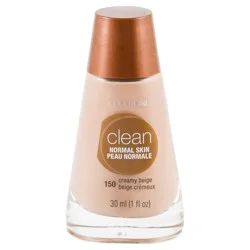 CoverGirl Clean Liquid Makeup, Normal Skin, Creamy Beige 150