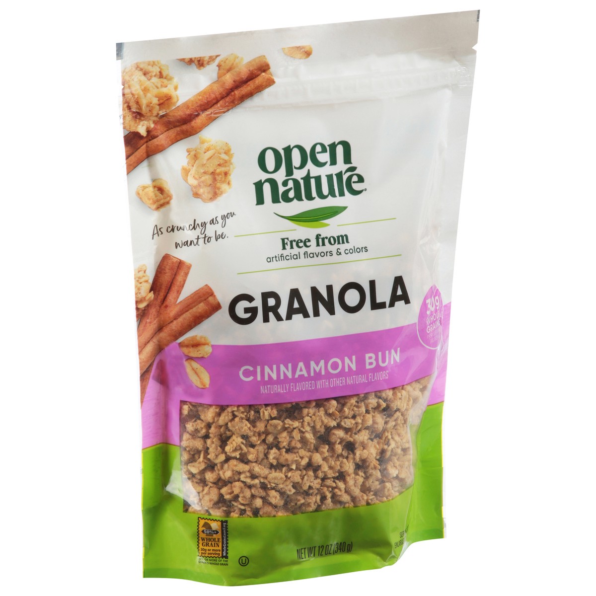 slide 3 of 4, Open Nature Cinnamon Bun Granola - 12 Oz, 12 oz