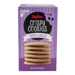 Hy-Vee Triple Ginger Crispy Cookies