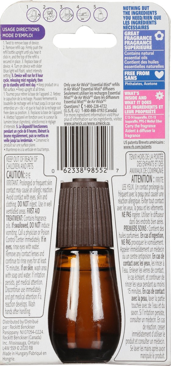 slide 7 of 9, Air Wick Essential Mist Lavender & Almond Blossom Fragrance Mist 0.67 ea, 0.67 ct