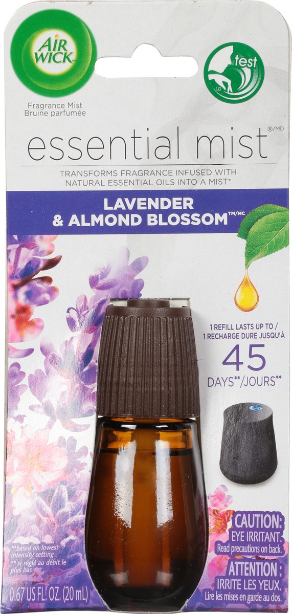 slide 8 of 9, Air Wick Essential Mist Lavender & Almond Blossom Fragrance Mist 0.67 ea, 0.67 ct