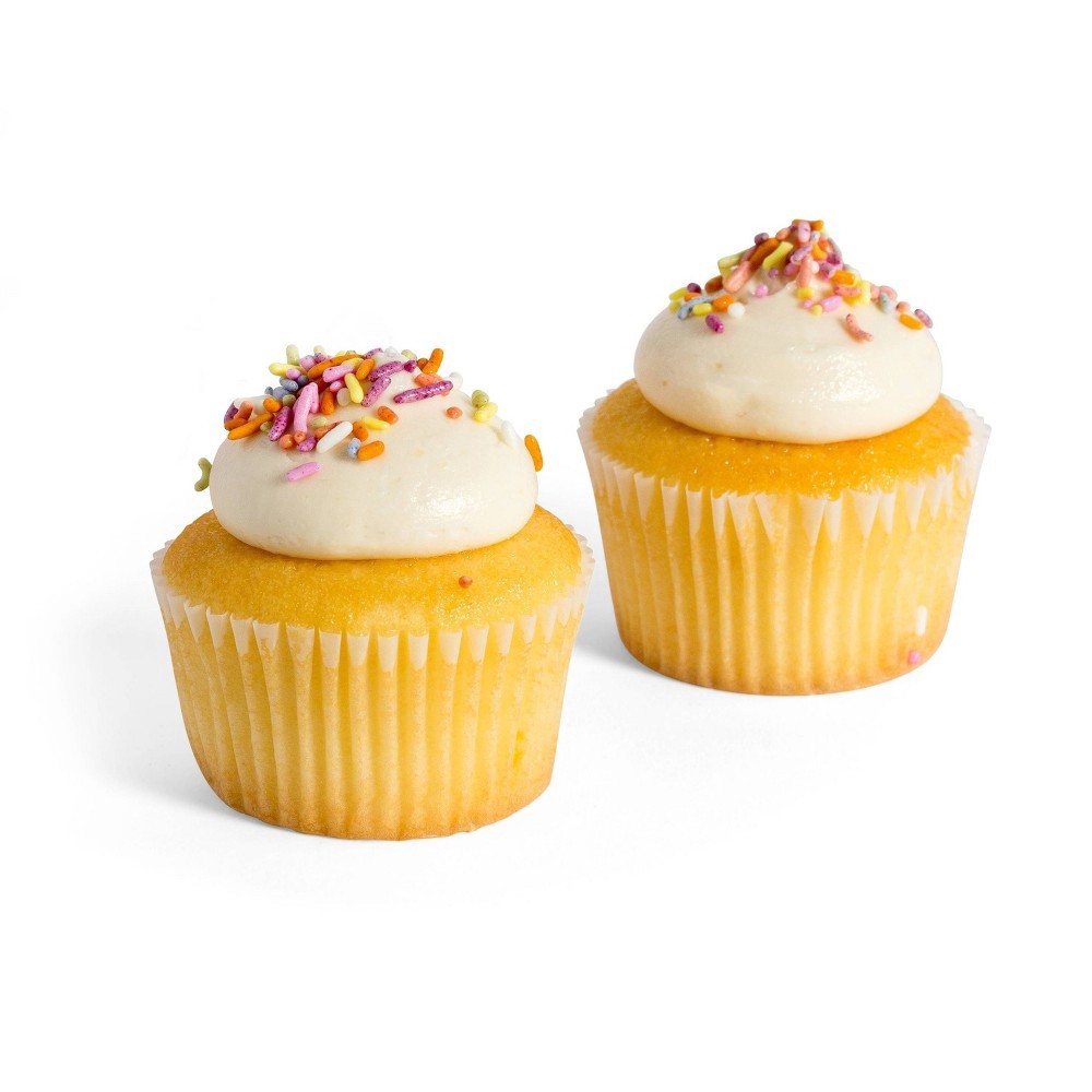 slide 3 of 4, Rubicon Bakery Frozen Vanilla Cupcakes, 4 ct; 10 oz