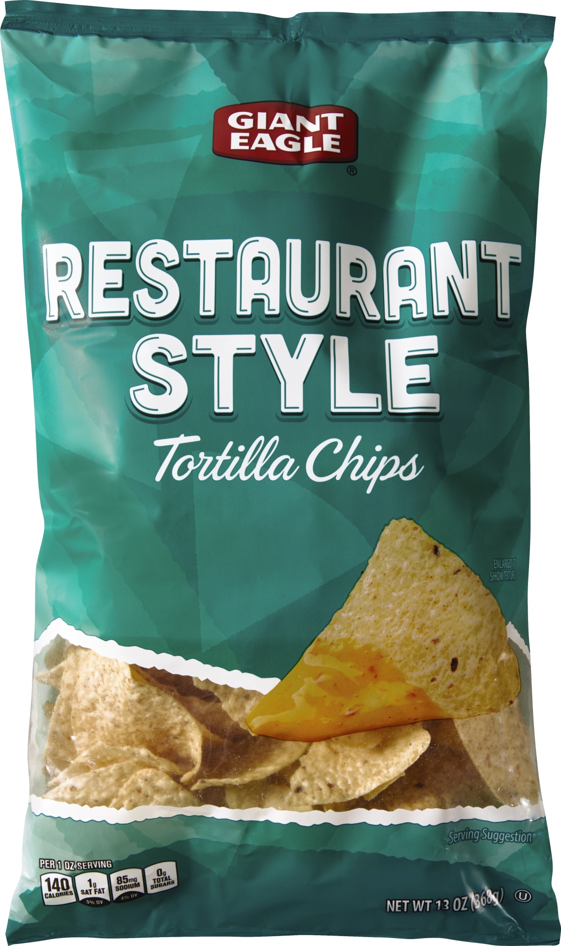 slide 1 of 1, Giant Eagle Restaurant Style Tortilla Chips, 13 oz