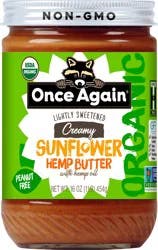 Once Again Organic Sunflower with Hemp Oil - Sugar/Salt