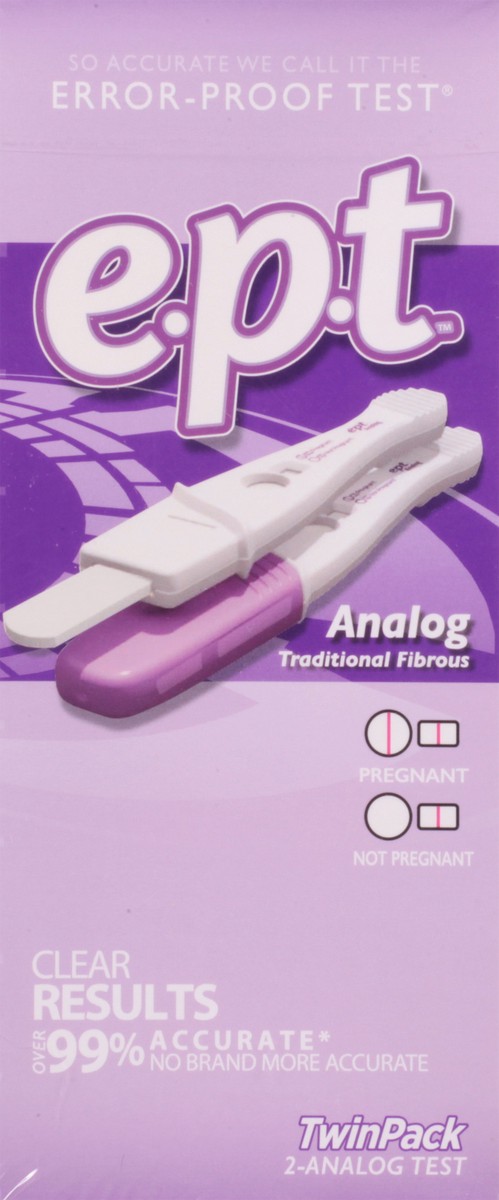 slide 1 of 9, e.p.t.. Twin Pack Analog Pregnancy Test - 2 ct, 2 ct