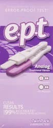 e.p.t.. Twin Pack Analog Pregnancy Test - 2 ct