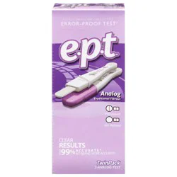 e.p.t.. Twin Pack Analog Pregnancy Test - 2 ct