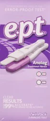 e.p.t.. Twin Pack Analog Pregnancy Test - 2 ct