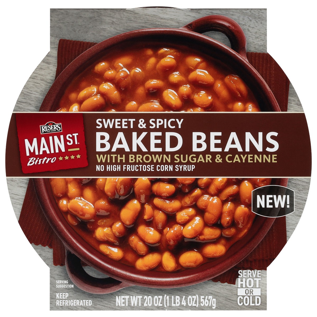 slide 2 of 2, Resers Spicy Baked Beans - 20 Oz, 20 oz