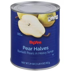 Hy-vee Bartlett Pears Halves In Heavy Syrup